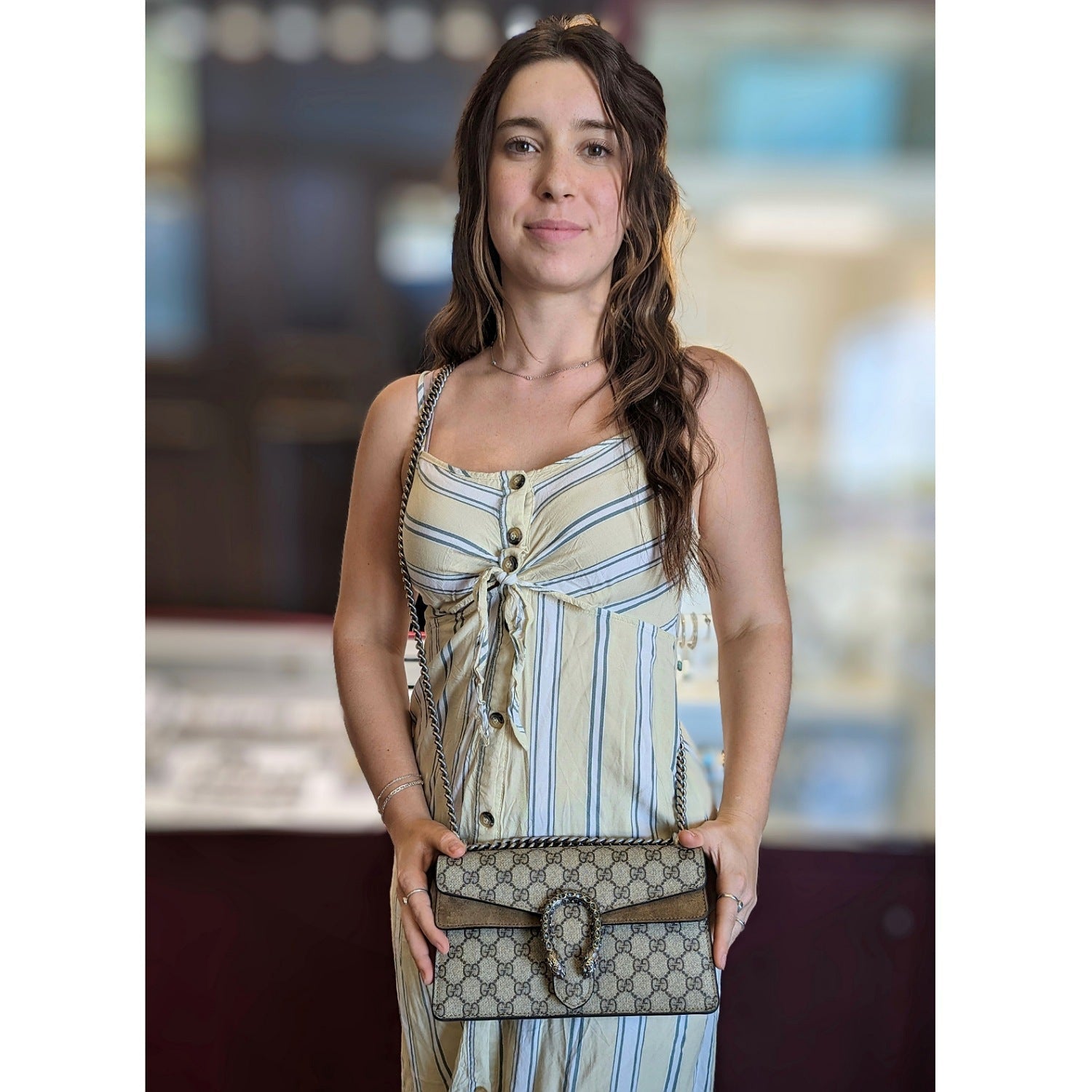 Gucci GG Supreme Dionysus Small Shoulder Bag