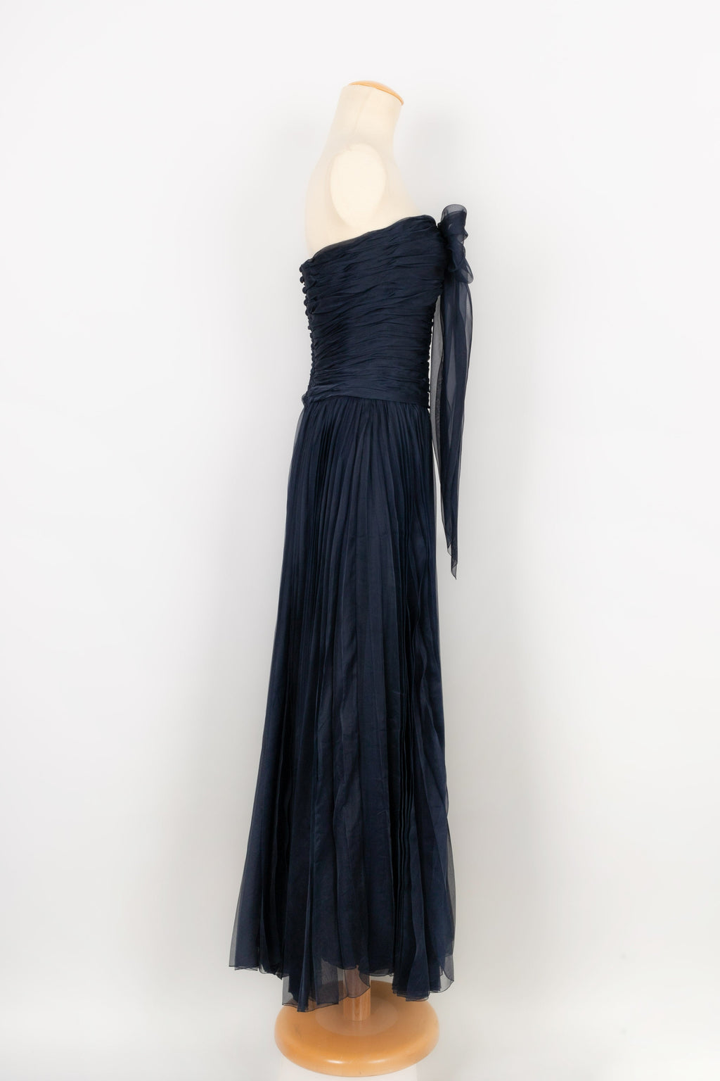 Robe bustier bleue Chanel