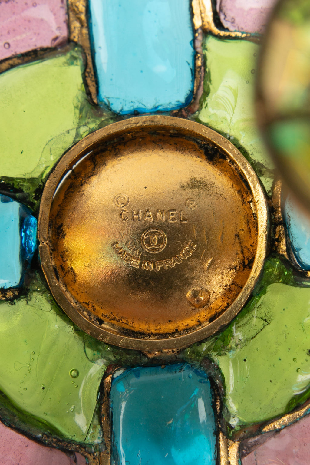 Bracelet en pâte de verre Chanel