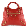 Balenciaga Giant 12 Red Leather Tote