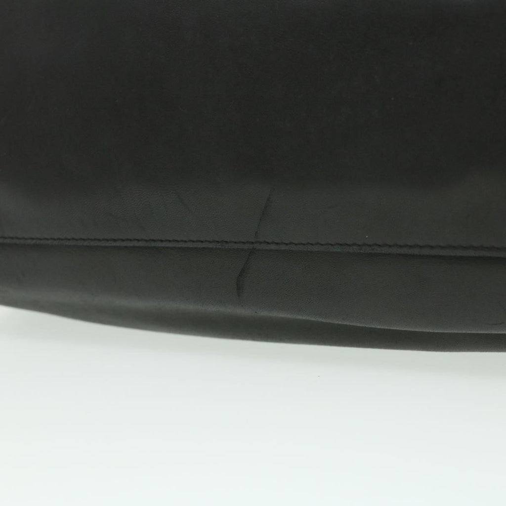 CHANEL COCO Mark Tote Bag Lamb Skin Black CC  bs1448A