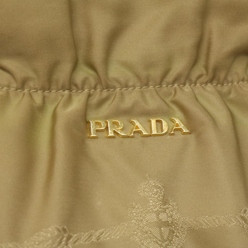 PRADA Shoulder Bag Nylon Khaki  bs3848