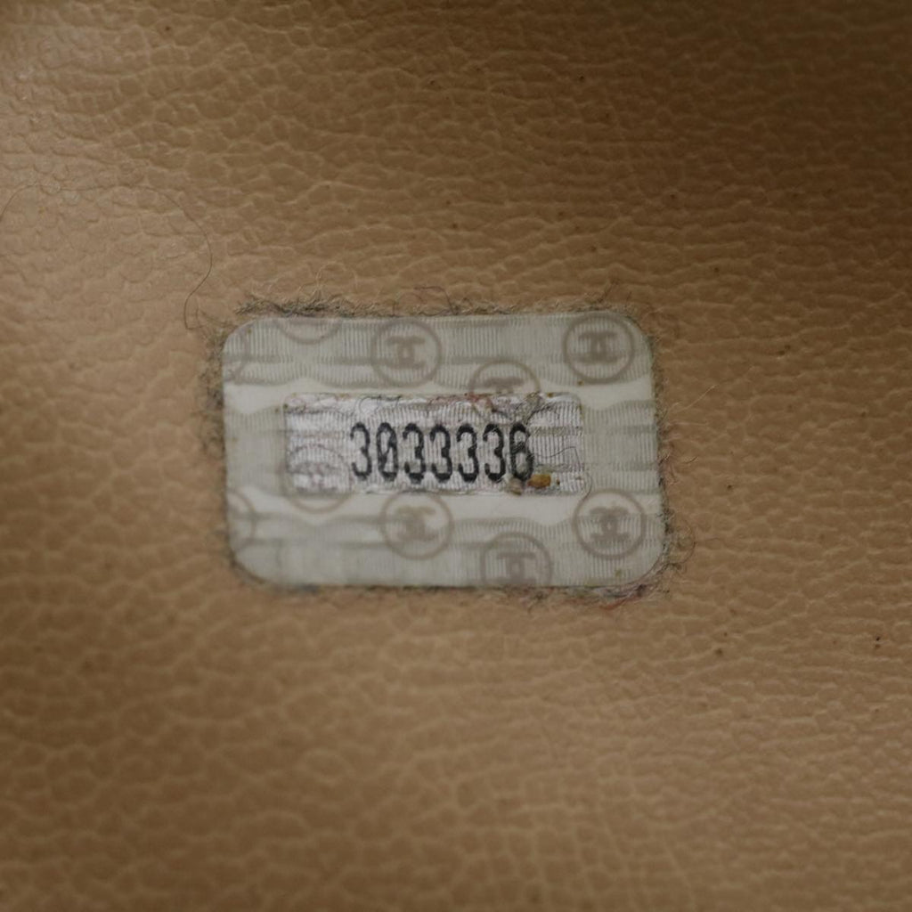 CHANEL Matelasse Chain Shoulder Bag Lamb Skin Beige CC  bs4338
