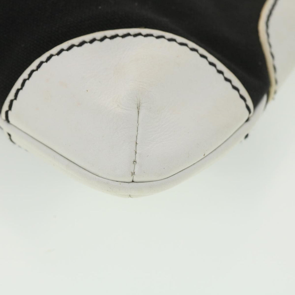 CHANEL Shoulder Bag Canvas Black CC  bs4514