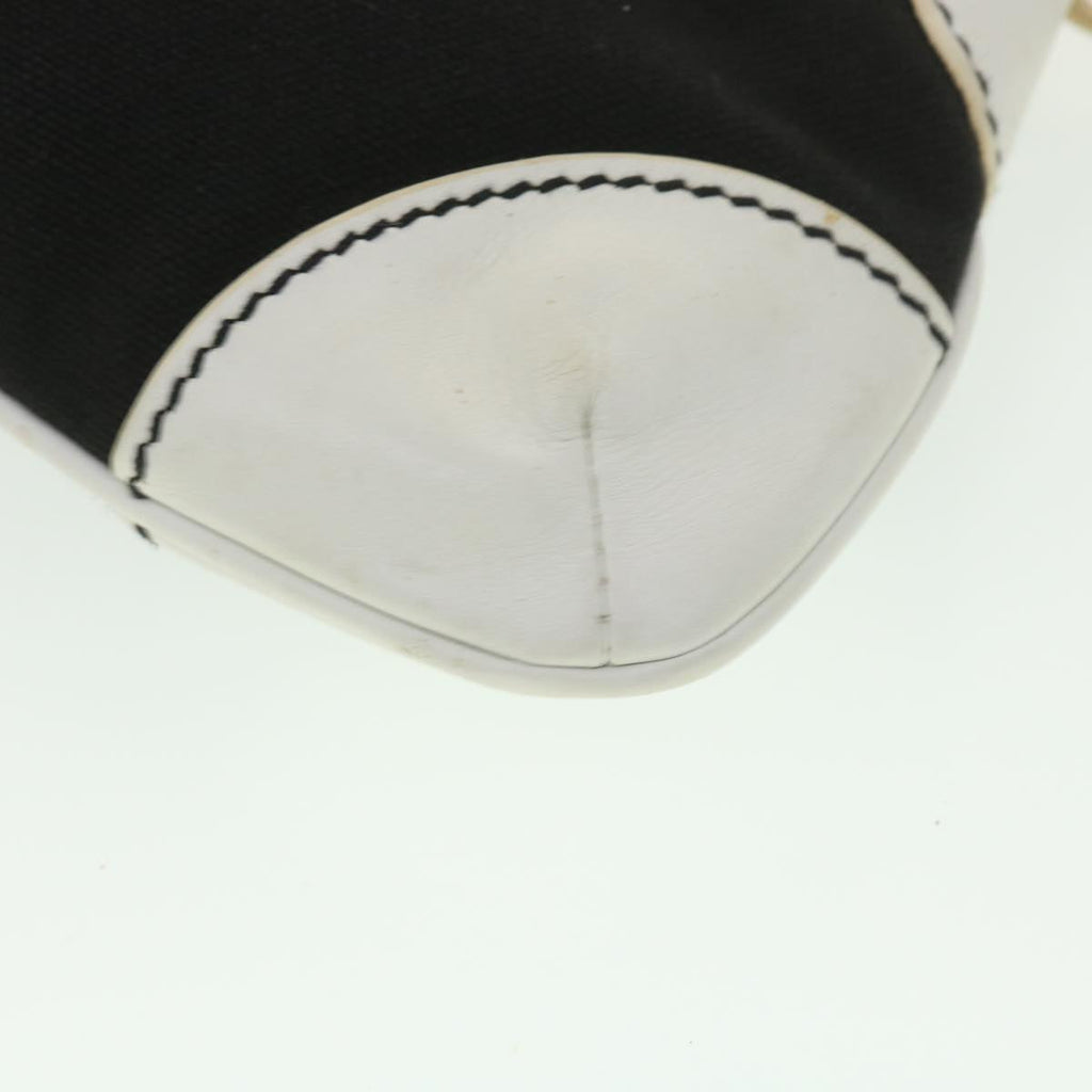 CHANEL Shoulder Bag Canvas Black CC  bs4514