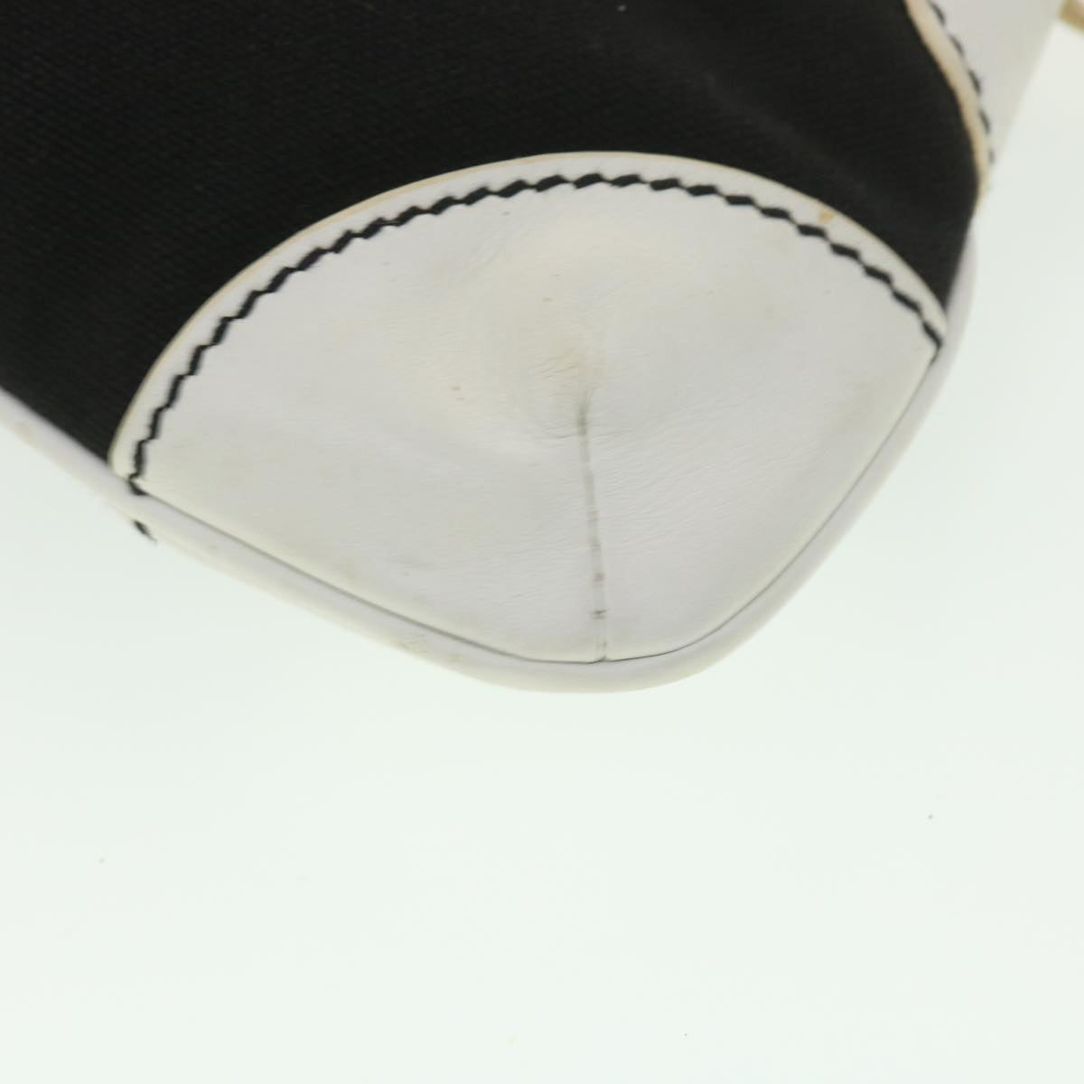 CHANEL Shoulder Bag Canvas Black CC  bs4514