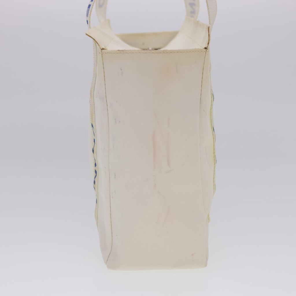 CHANEL Shoulder Bag Nylon White CC  bs4932