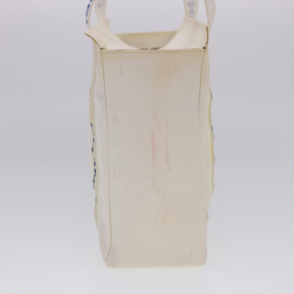CHANEL Shoulder Bag Nylon White CC  bs4932