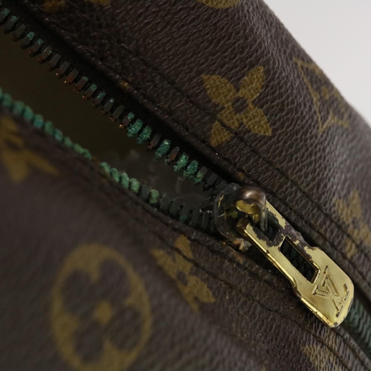LOUIS VUITTON Monogram Deauville Hand Bag M47270 LV Auth bs5686