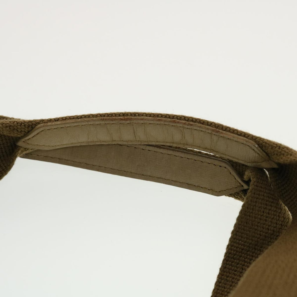 SAINT LAURENT Boston Bag PVC Leather Gray Auth bs5712