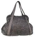 CHANEL Unlimited Shoulder Bag Nylon Silver CC  bs5716