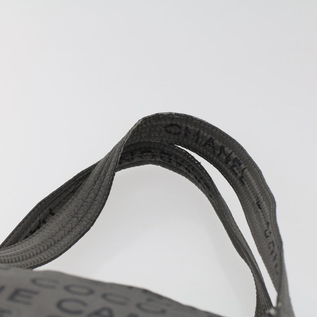 CHANEL Unlimited Shoulder Bag Nylon Silver CC  bs5716