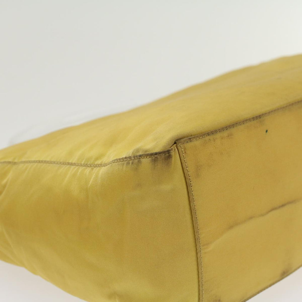 PRADA Hand Bag Nylon Yellow  bs5815