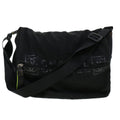 CHANEL Shoulder Bag Nylon Black CC  bs6077