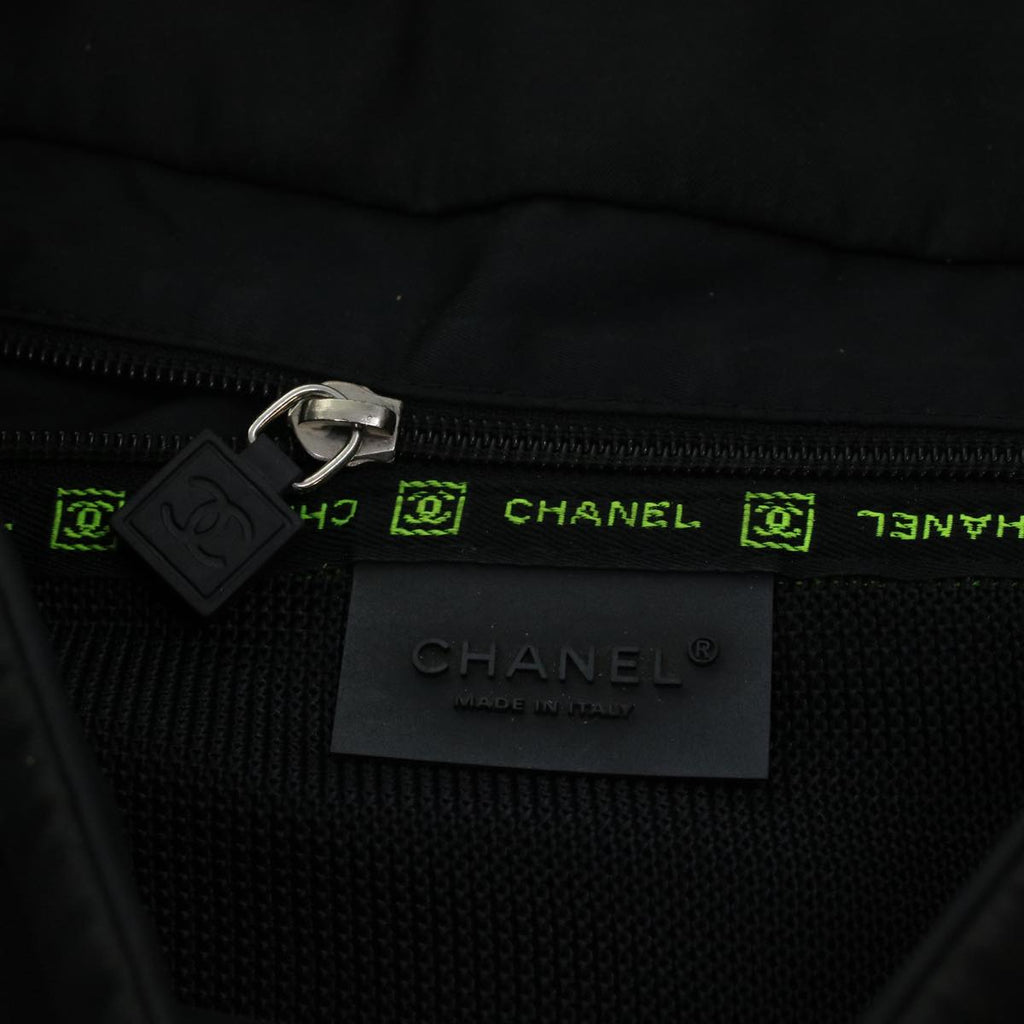 CHANEL Shoulder Bag Nylon Black CC  bs6077