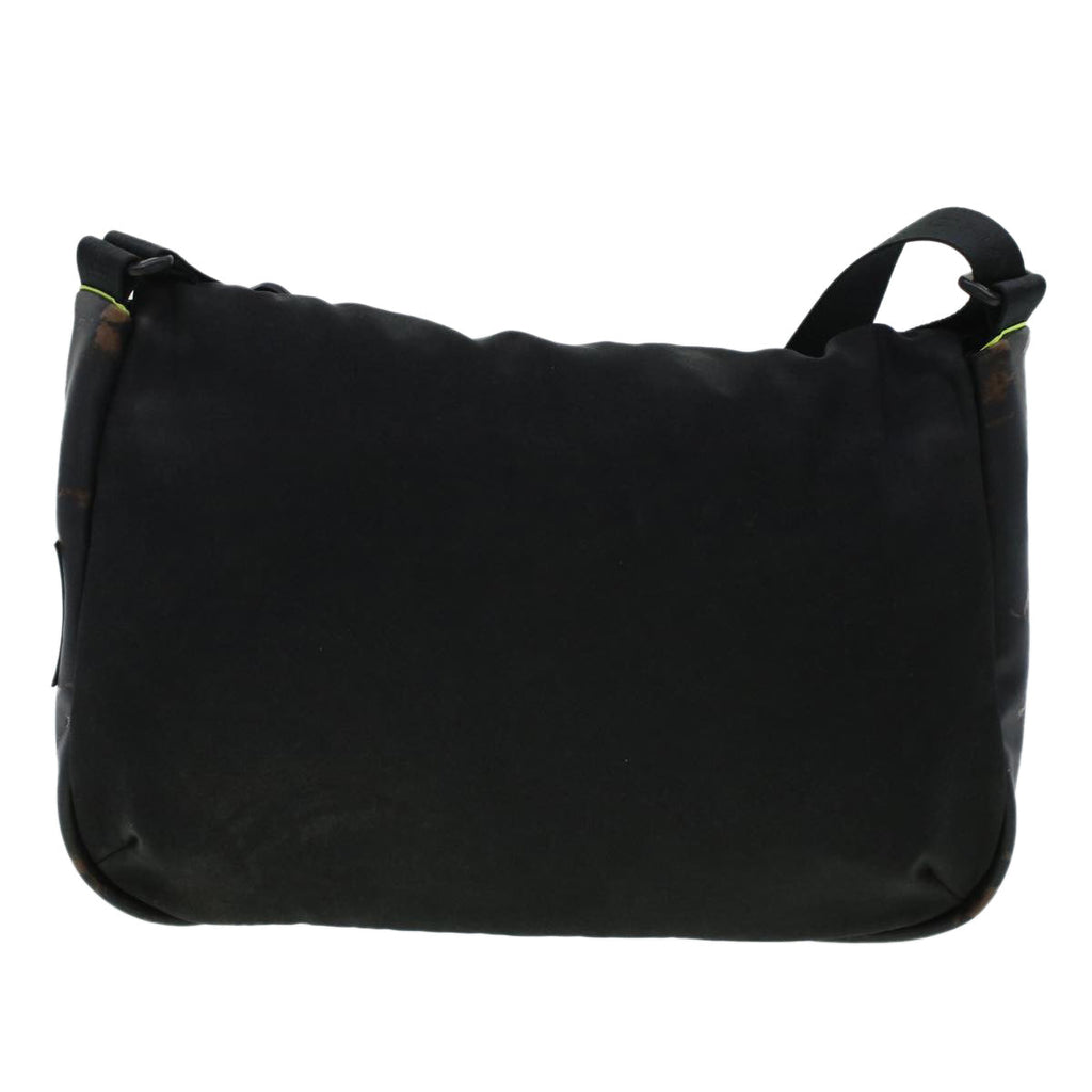 CHANEL Shoulder Bag Nylon Black CC  bs6077