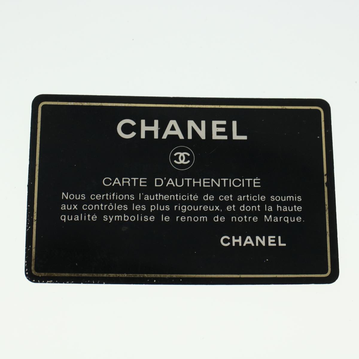 CHANEL Boston Bag Canvas Gray CC Auth bs6078