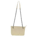 PRADA Shoulder Bag Suede White  bs6177