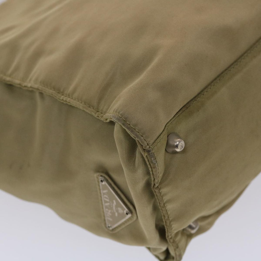 PRADA Hand Bag Nylon Khaki  bs6392
