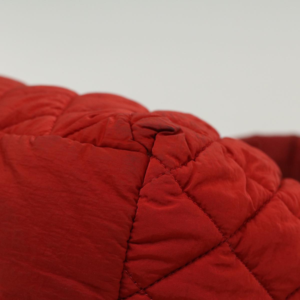 CHANEL Cocoko Koon PM Hand Bag Nylon Red CC Auth bs6489
