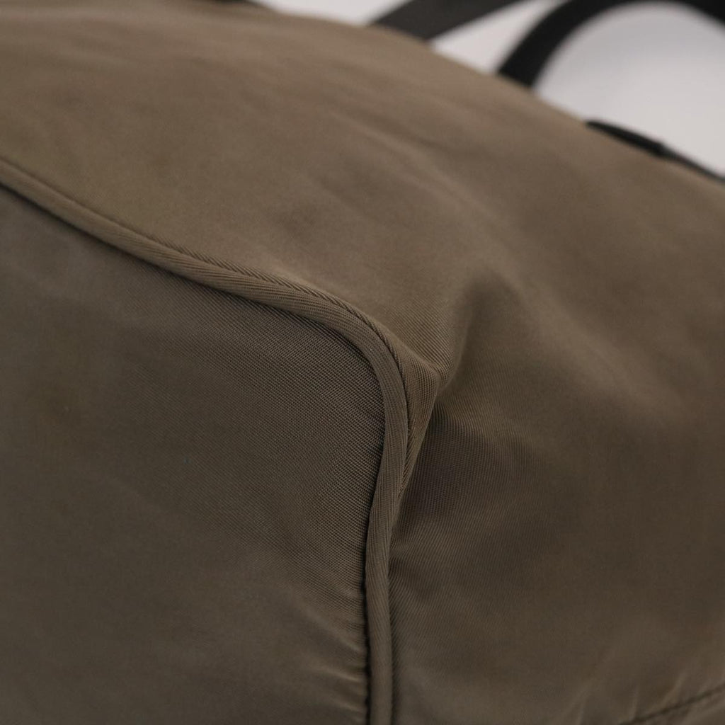 PRADA Hand Bag Nylon Brown  bs6562