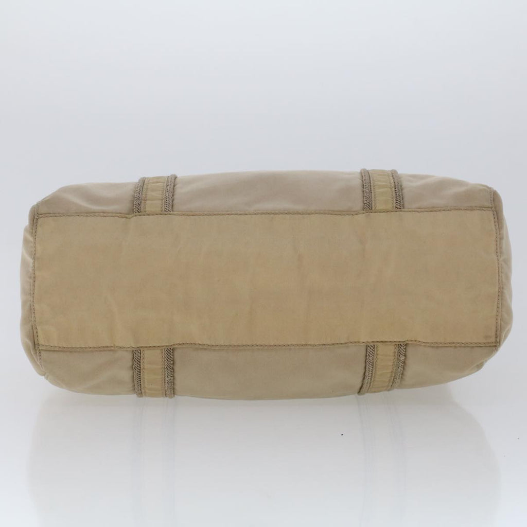 PRADA Shoulder Bag Nylon Beige  bs6608
