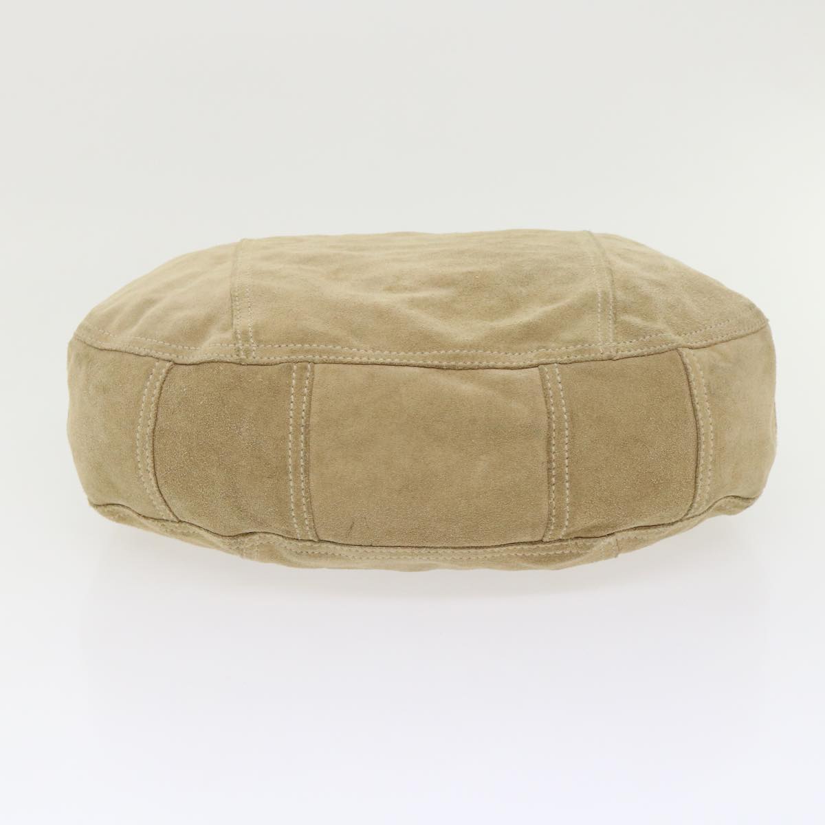 PRADA Shoulder Bag Suede Beige  bs6610