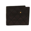 CHANEL Bicolole Wallet Leather Black CC  bs6820