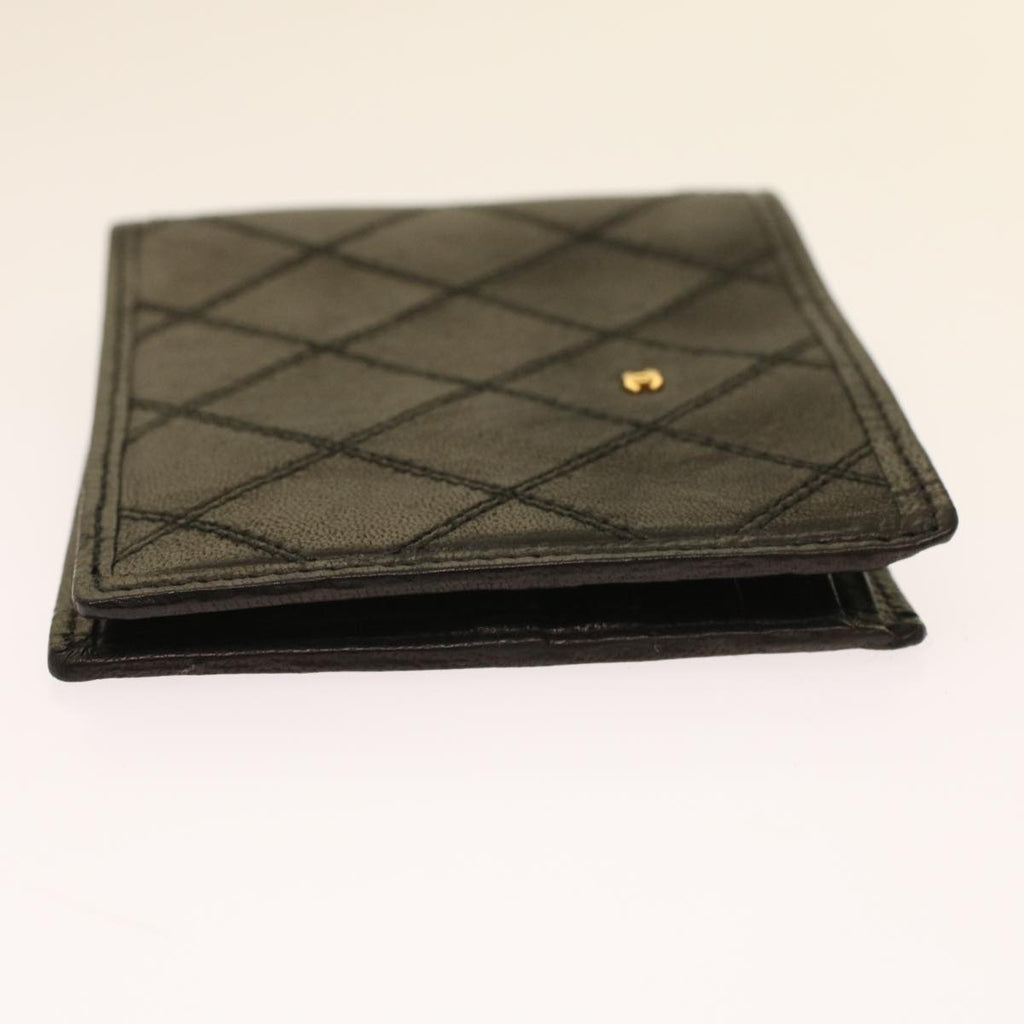 CHANEL Bicolole Wallet Leather Black CC  bs6820