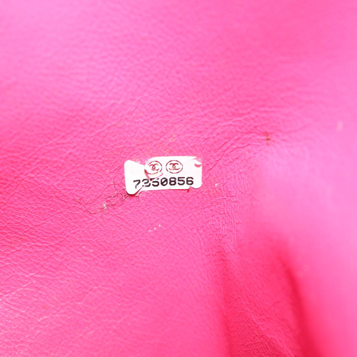 CHANEL Shoulder Bag Tweed Pink CC  bs6851