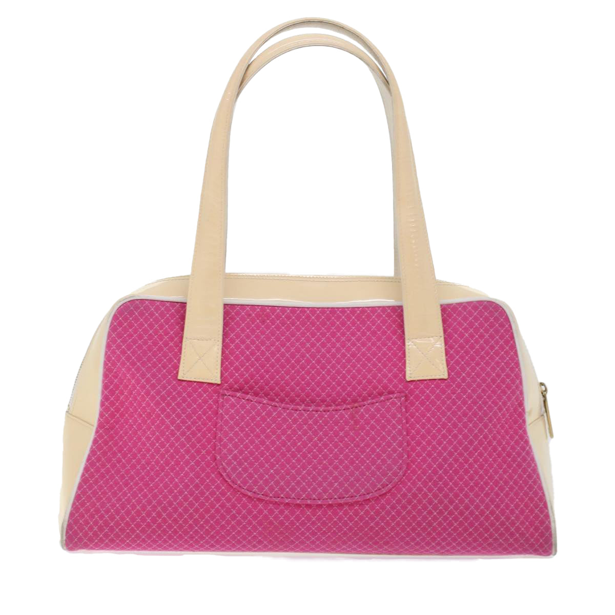CHANEL Shoulder Bag Tweed Pink CC  bs6851