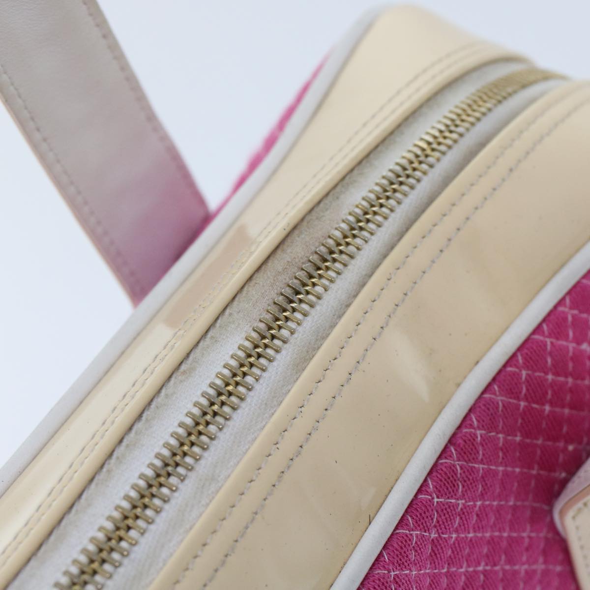 CHANEL Shoulder Bag Tweed Pink CC  bs6851