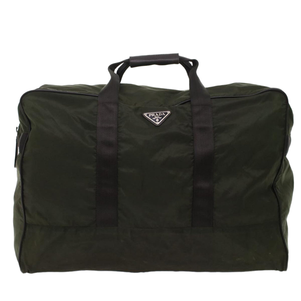 PRADA Boston Bag Nylon Green  bs6934