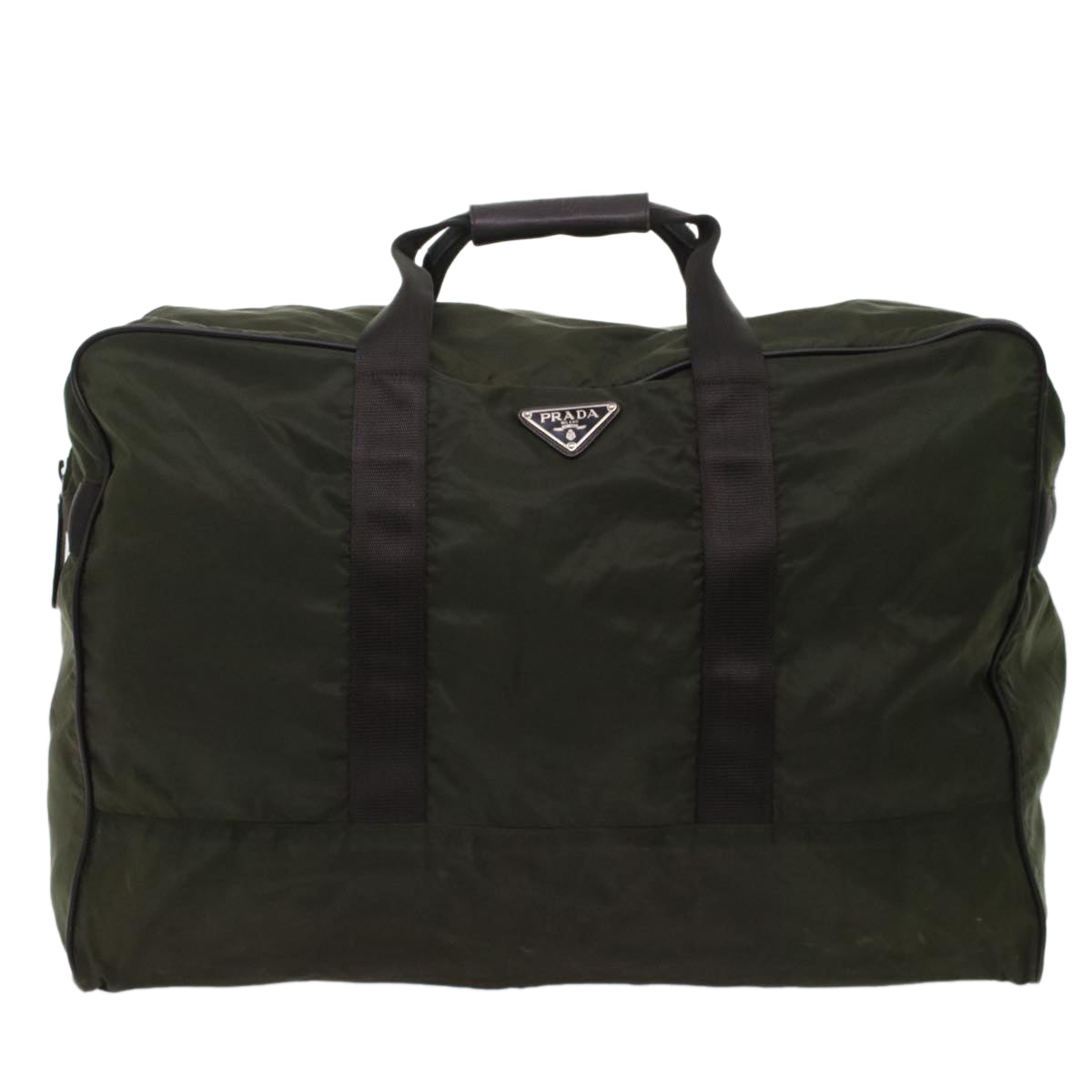 PRADA Boston Bag Nylon Green  bs6934