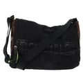 CHANEL Shoulder Bag Nylon Black CC  bs6987