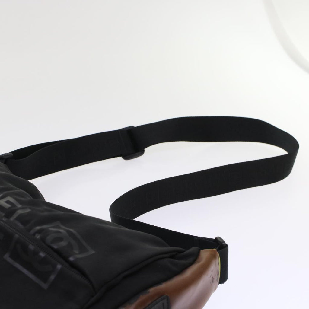 CHANEL Shoulder Bag Nylon Black CC  bs6987