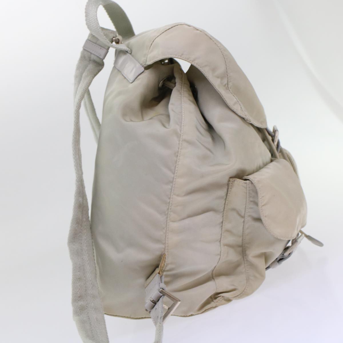 PRADA Backpack Nylon White  bs7046