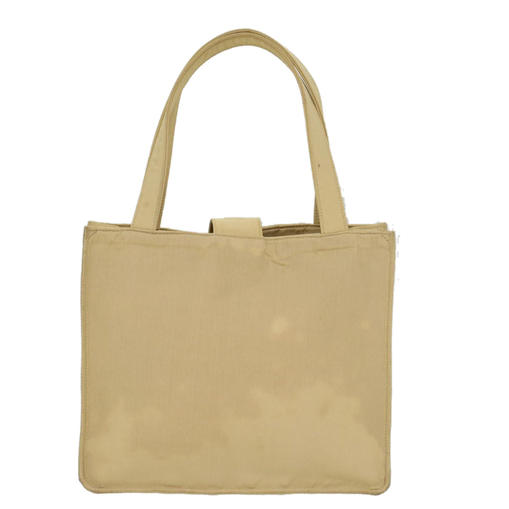 CHANEL Shoulder Bag Nylon Beige CC  bs7114