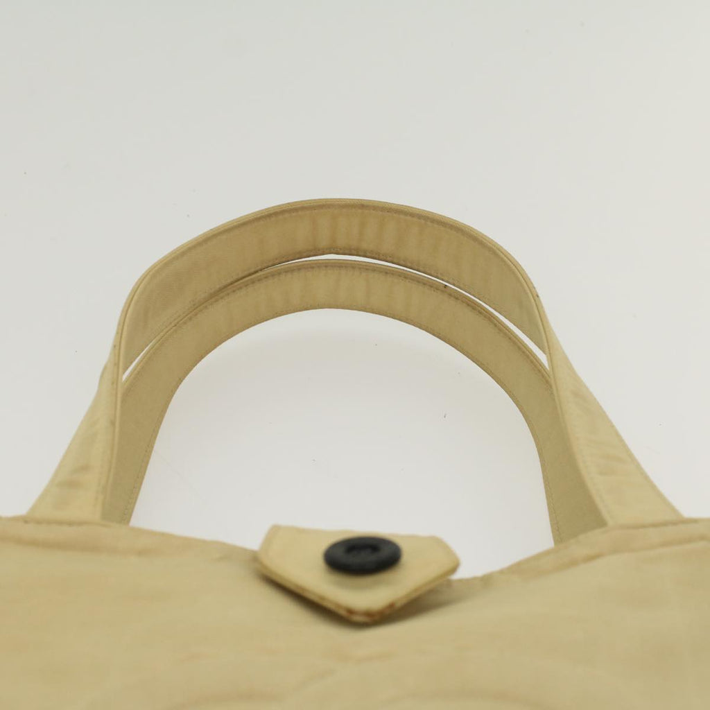 CHANEL Shoulder Bag Nylon Beige CC  bs7114