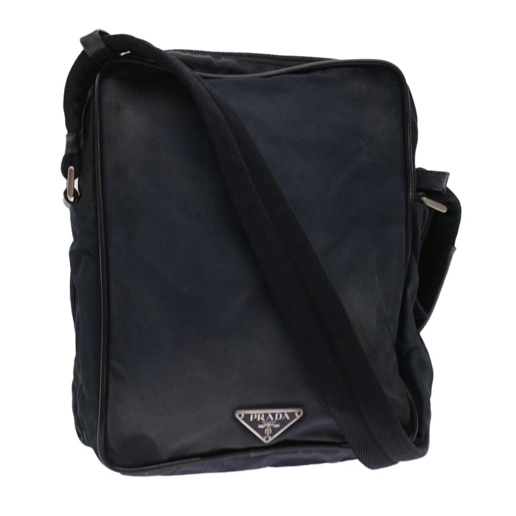 PRADA Shoulder Bag Nylon Navy  bs7121