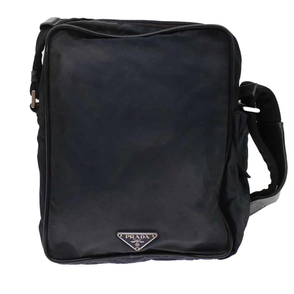 PRADA Shoulder Bag Nylon Navy  bs7121