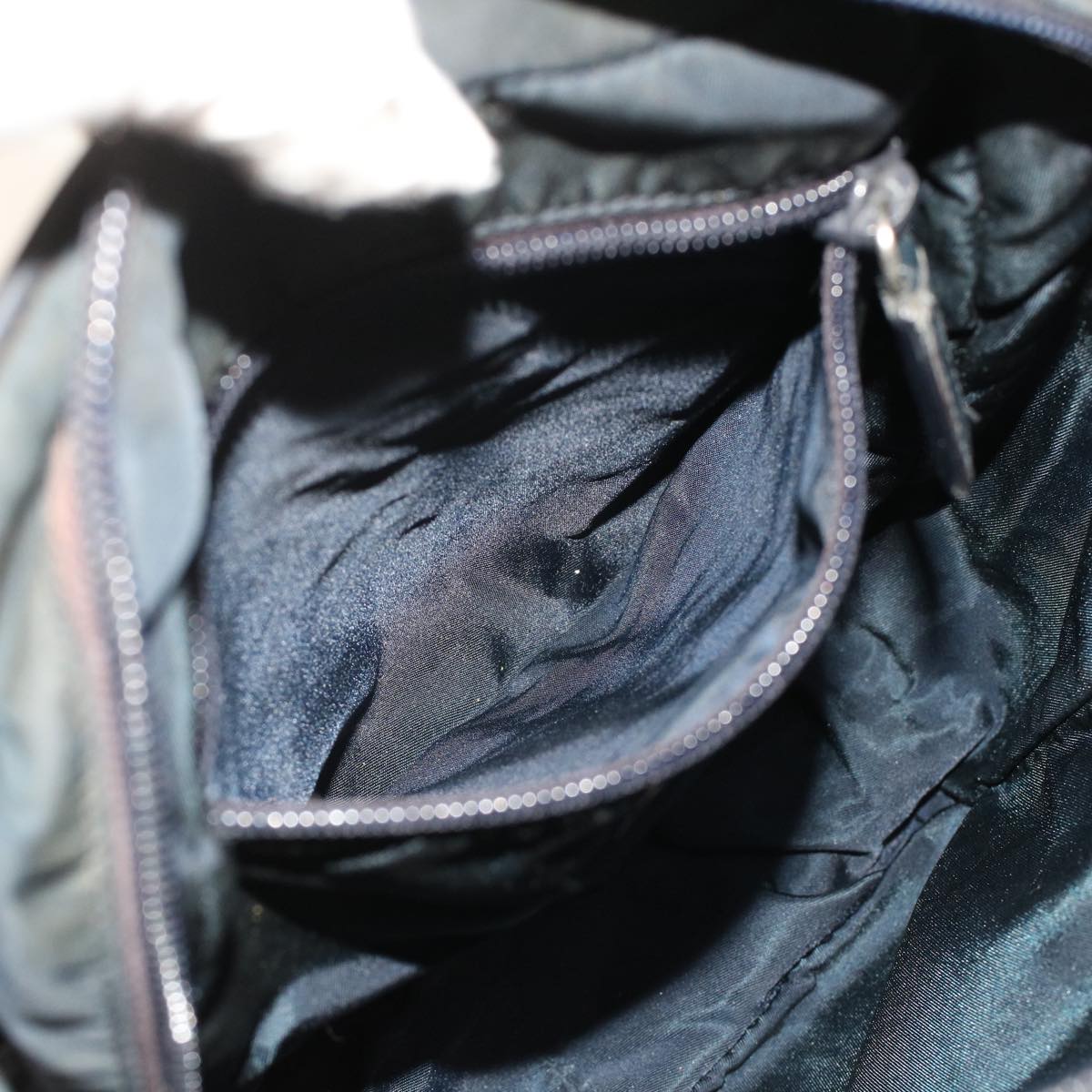 PRADA Shoulder Bag Nylon Navy  bs7121