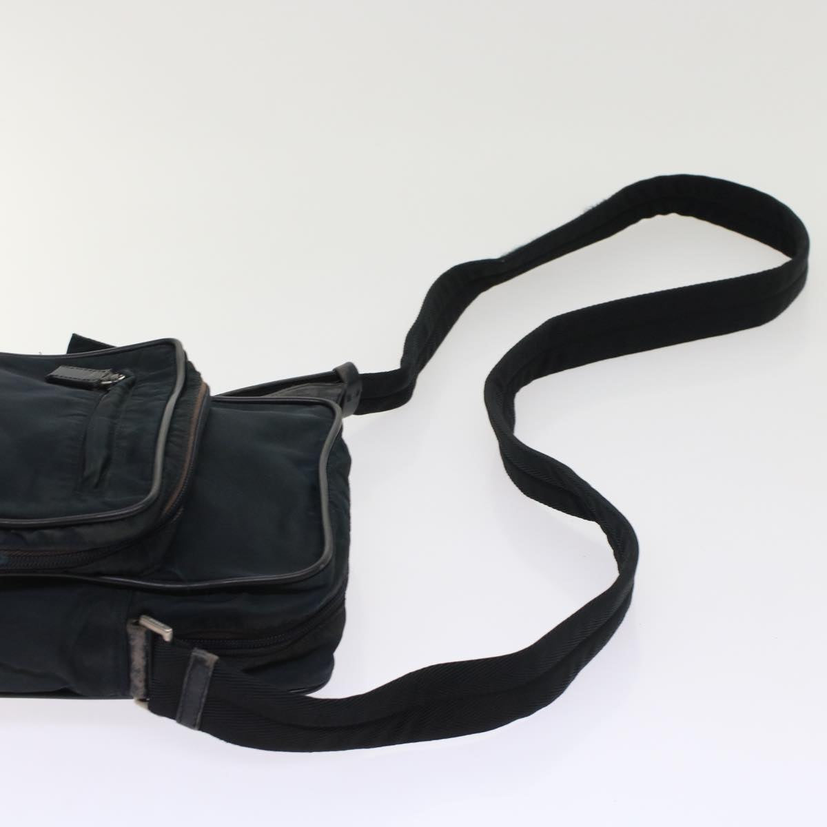 PRADA Shoulder Bag Nylon Navy  bs7121