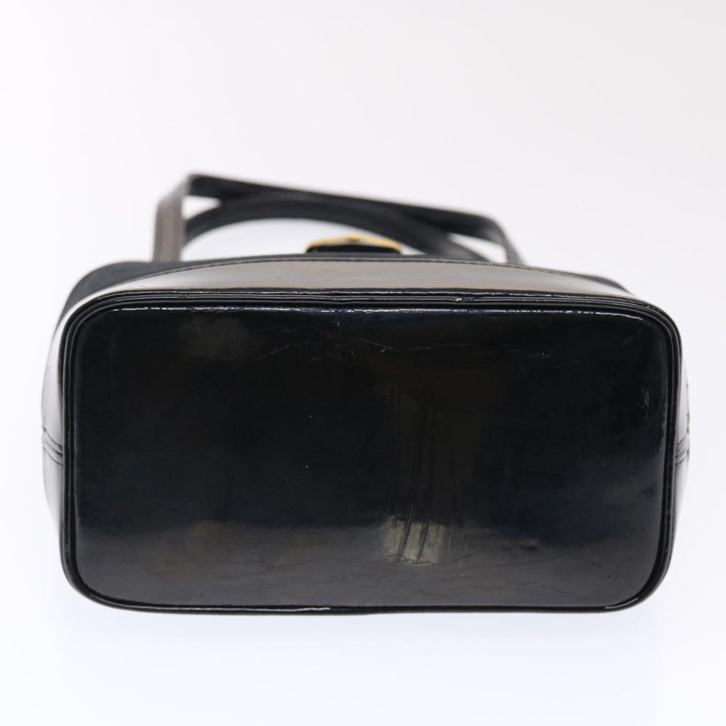 SAINT LAURENT Shoulder Bag Nylon Black Auth bs7138