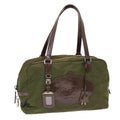 PRADA Shoulder Bag Nylon Khaki  bs7166