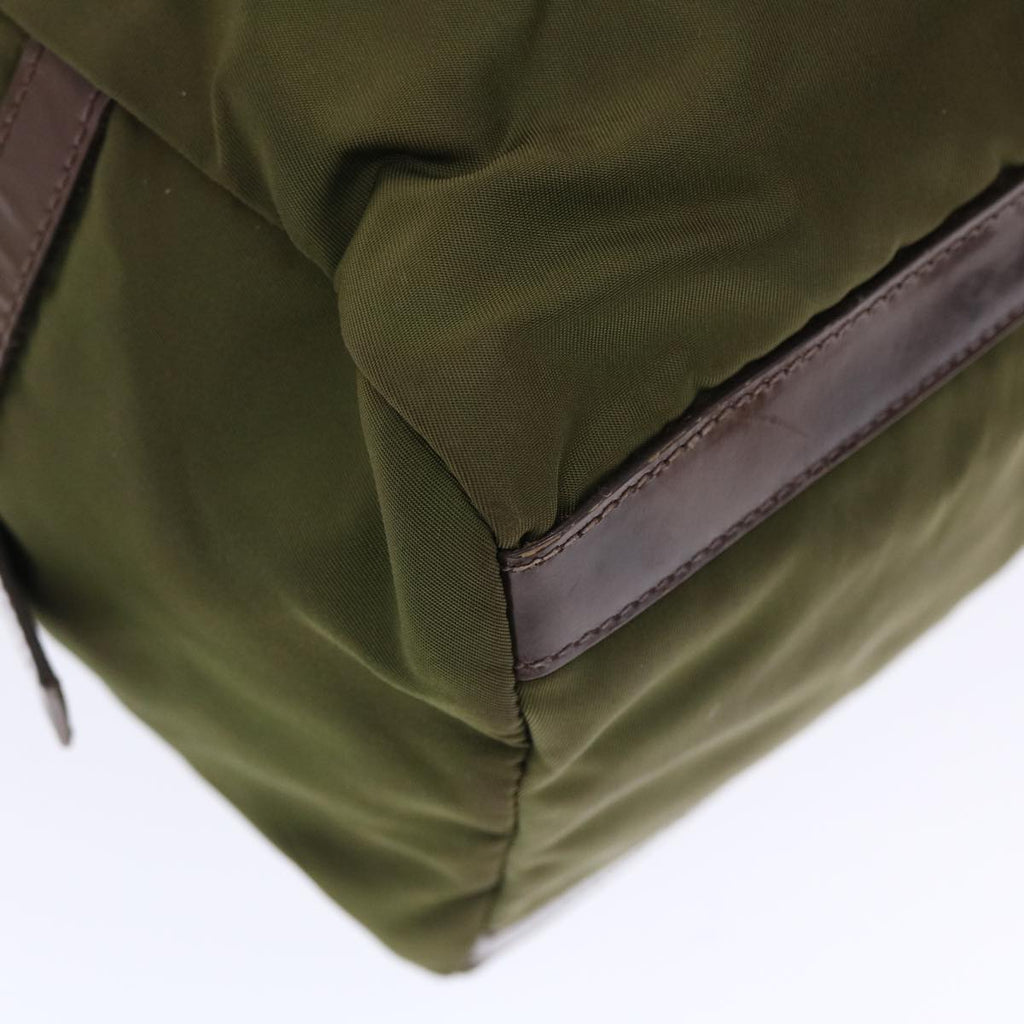 PRADA Shoulder Bag Nylon Khaki  bs7166