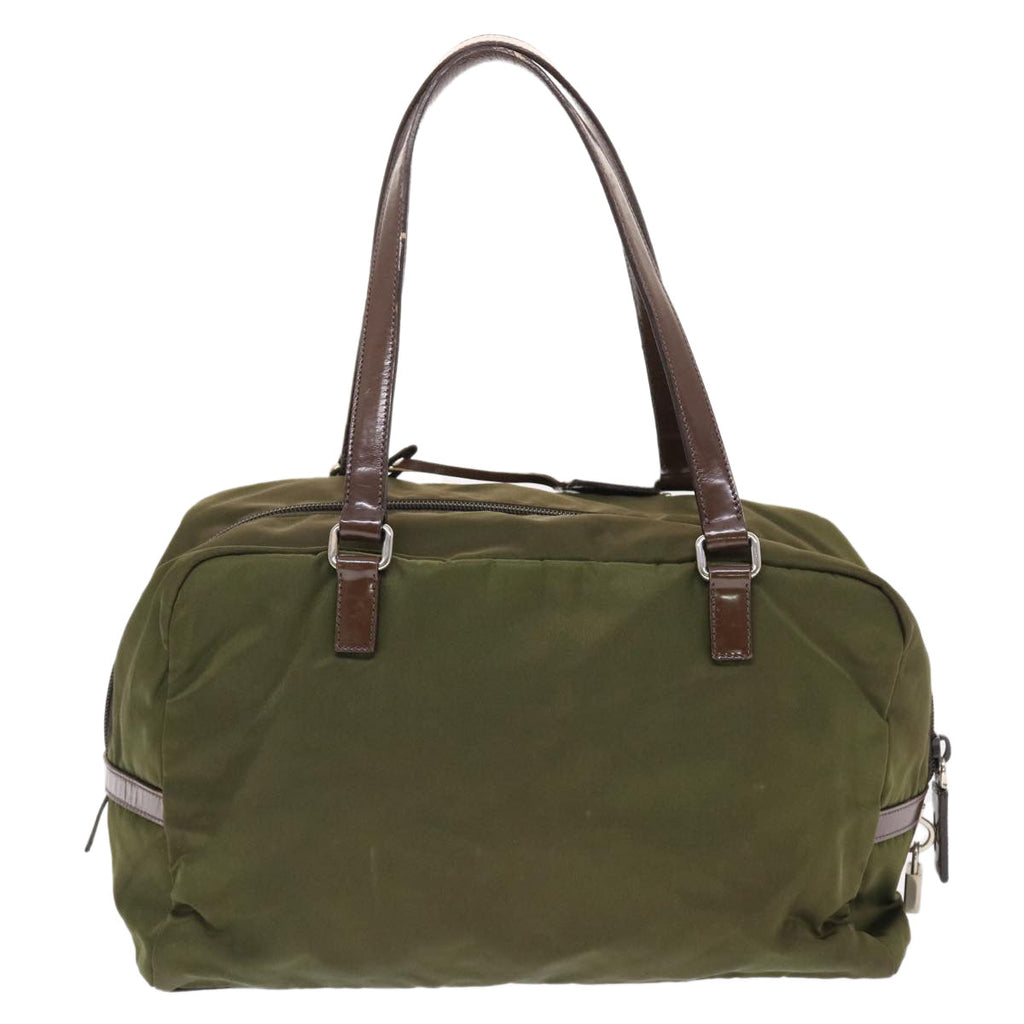 PRADA Shoulder Bag Nylon Khaki  bs7166
