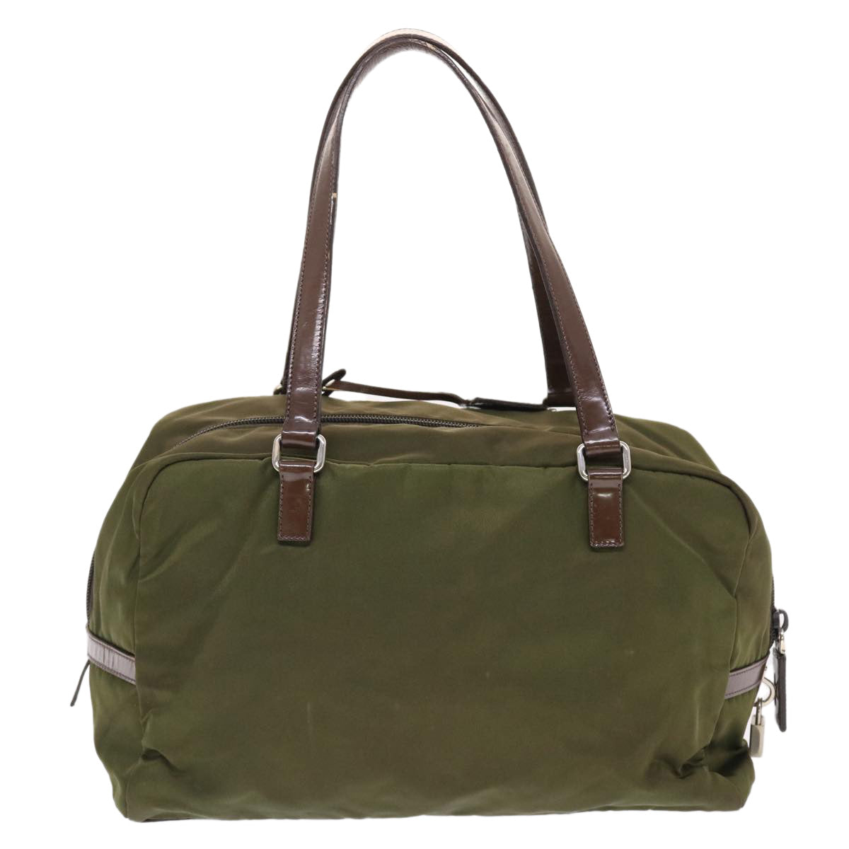 PRADA Shoulder Bag Nylon Khaki  bs7166
