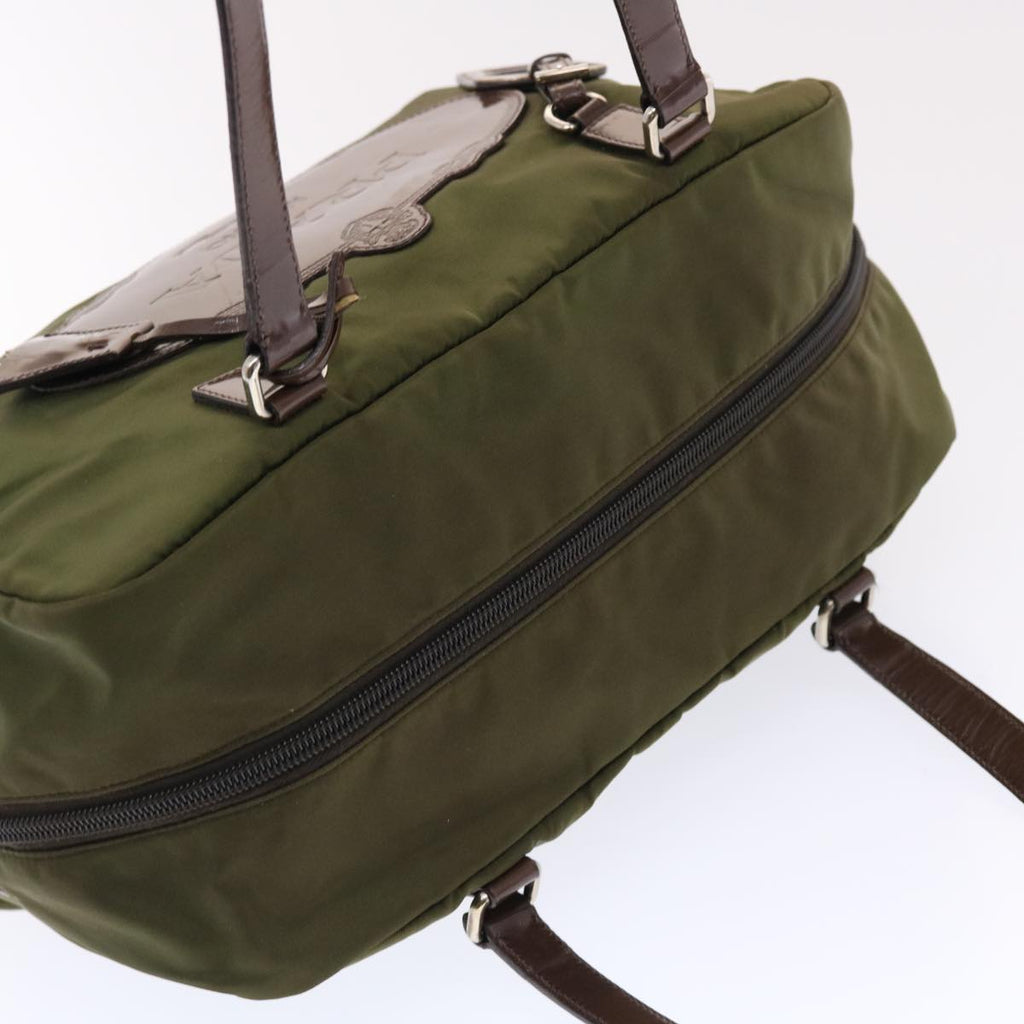 PRADA Shoulder Bag Nylon Khaki  bs7166