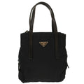 PRADA Hand Bag Nylon Black  bs7229